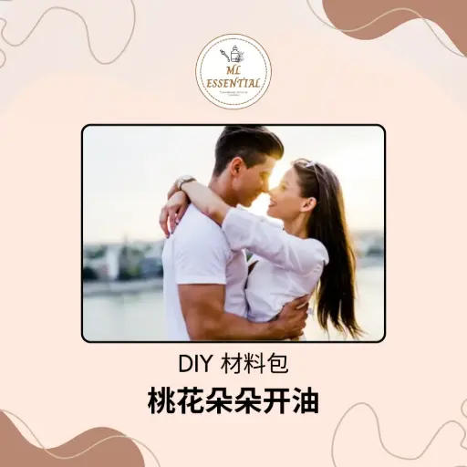 桃花朵朵开 DIY 材料包 @ Peach Blossom Oil DIY Material Kit